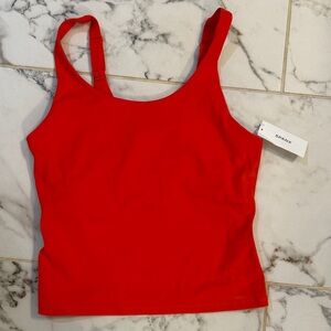 SPANX Bold Red Camisole with bra shelf